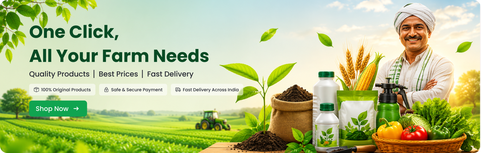 One Click, All Your Farm Needs — Quality Products, Best Prices, Fast Delivery